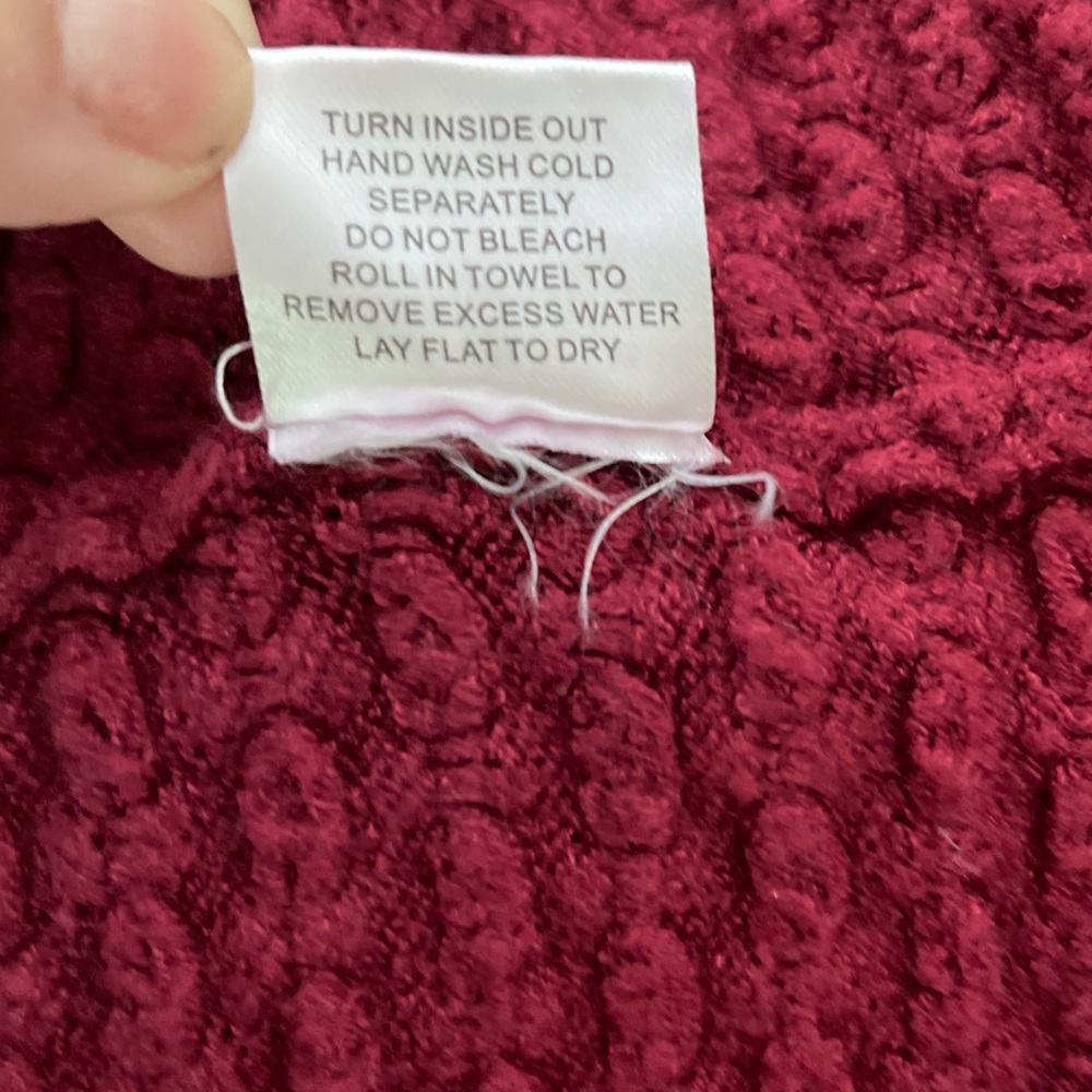 Modcloth Excellent Example Textured Sweater Red size XL - Picture 9 of 13